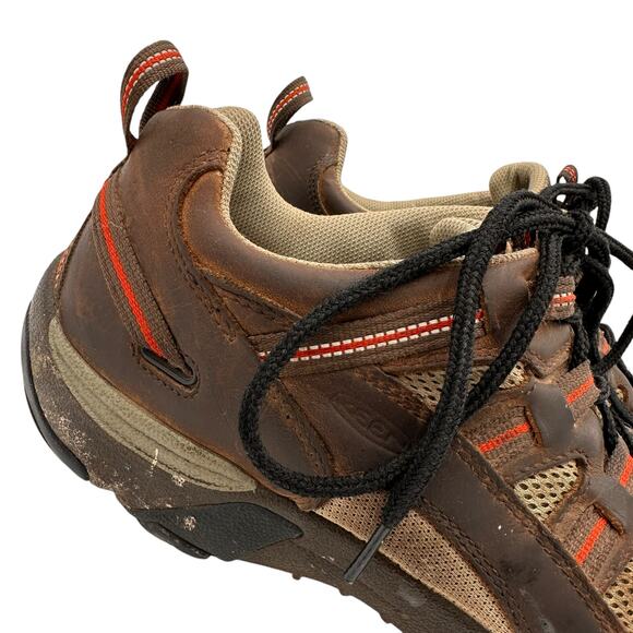 Keen Men\'s Alamosa Brown & Orange Hiking Shoes Size 15 main image 7